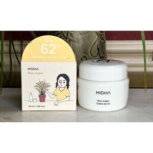 Midha Rice Cream Korean Skin Care for Sensitive Skin Moisturizing 50ml BNIB +🎁